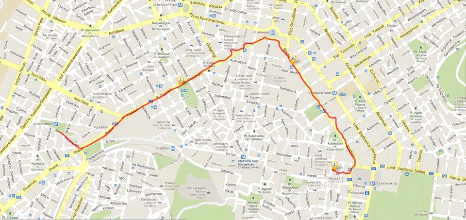 Επικίνδυνη η βόλτα με το ποδήλατο στο κέντρο της Αθήνας