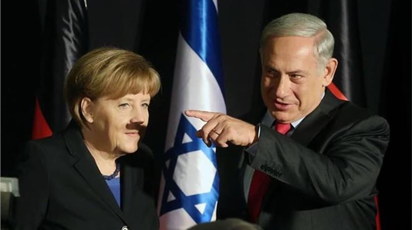 Με χιτλερικό μουστάκι η Μέρκελ στο Ισραήλ! (φωτο)