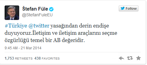 Μέσω Twitter και στα τουρκικά η απάντηση της ΕΕ στον Ερντογάν (φωτο)