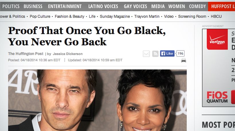 Σάλος με ρατσιστικό τίτλο της Huffington Post (φωτο)