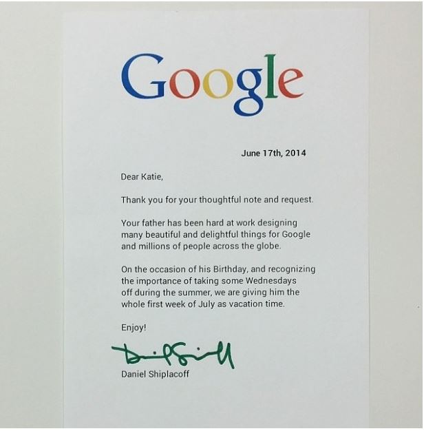 Το παιδικό γράμμα που συγκίνησε ακόμα και την Google (φωτο)