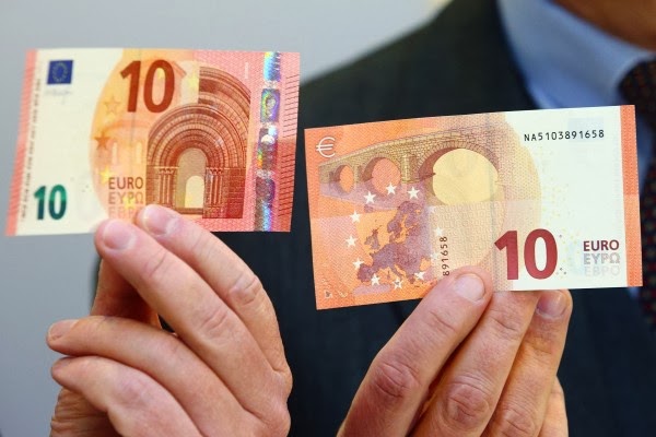 Αυτό είναι το νέο χαρτονόμισμα των 10 ευρώ (φωτο-video)