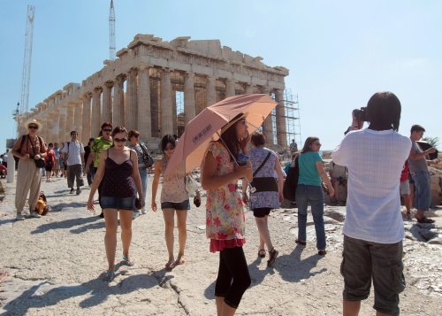 Αύξηση 16% των τουριστών το Α' τρίμηνο του 2014