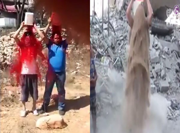 Οι Παλαιστίνιοι στέλνουν μήνυμα απελπισίας μέσω του ice bucket challenge (video)