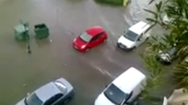 Καστοριά: Ισχυρή βροχόπτωση και χαλάζι (video)