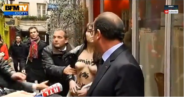 Βίντεο: Οι γυμνόστηθες Femen «ξαναχτυπούν»