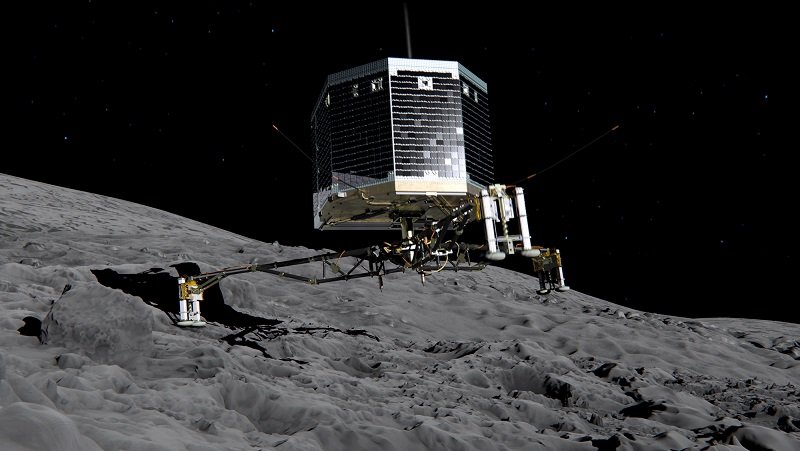 Σταθεροποιημένο και υγιές το Philae πάνω στον κομήτη 67P – Οι πρώτες φωτογραφίες