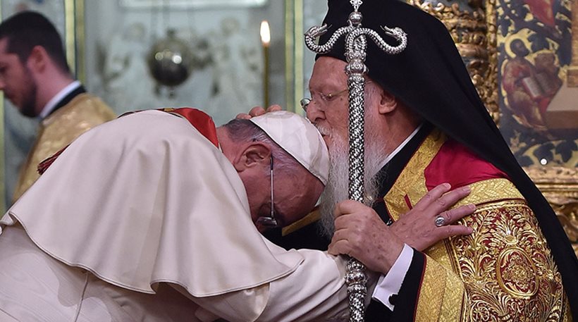 Η ιστορική συλλειτουργία Βαρθολομαίου – Πάπα στο Φανάρι (Live μετάδοση)