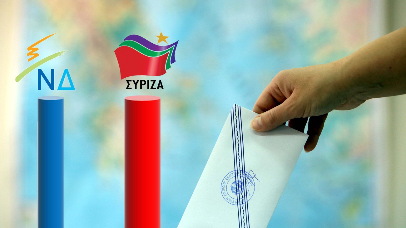 Νέα δημοσκόπηση: Προβάδισμα 5,5 μονάδων για τον ΣΥΡΙΖΑ