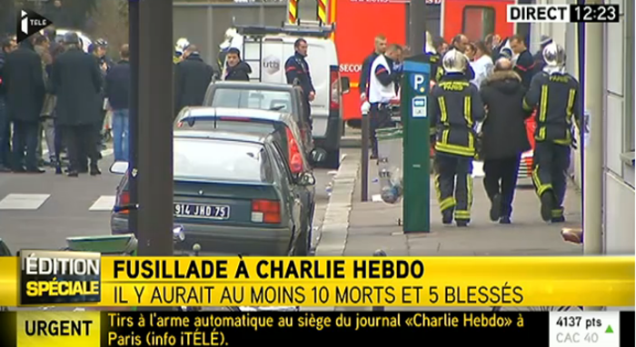 10 νεκροί μετά από τρομοκρατική επίθεση σε περιοδικό στο Παρίσι