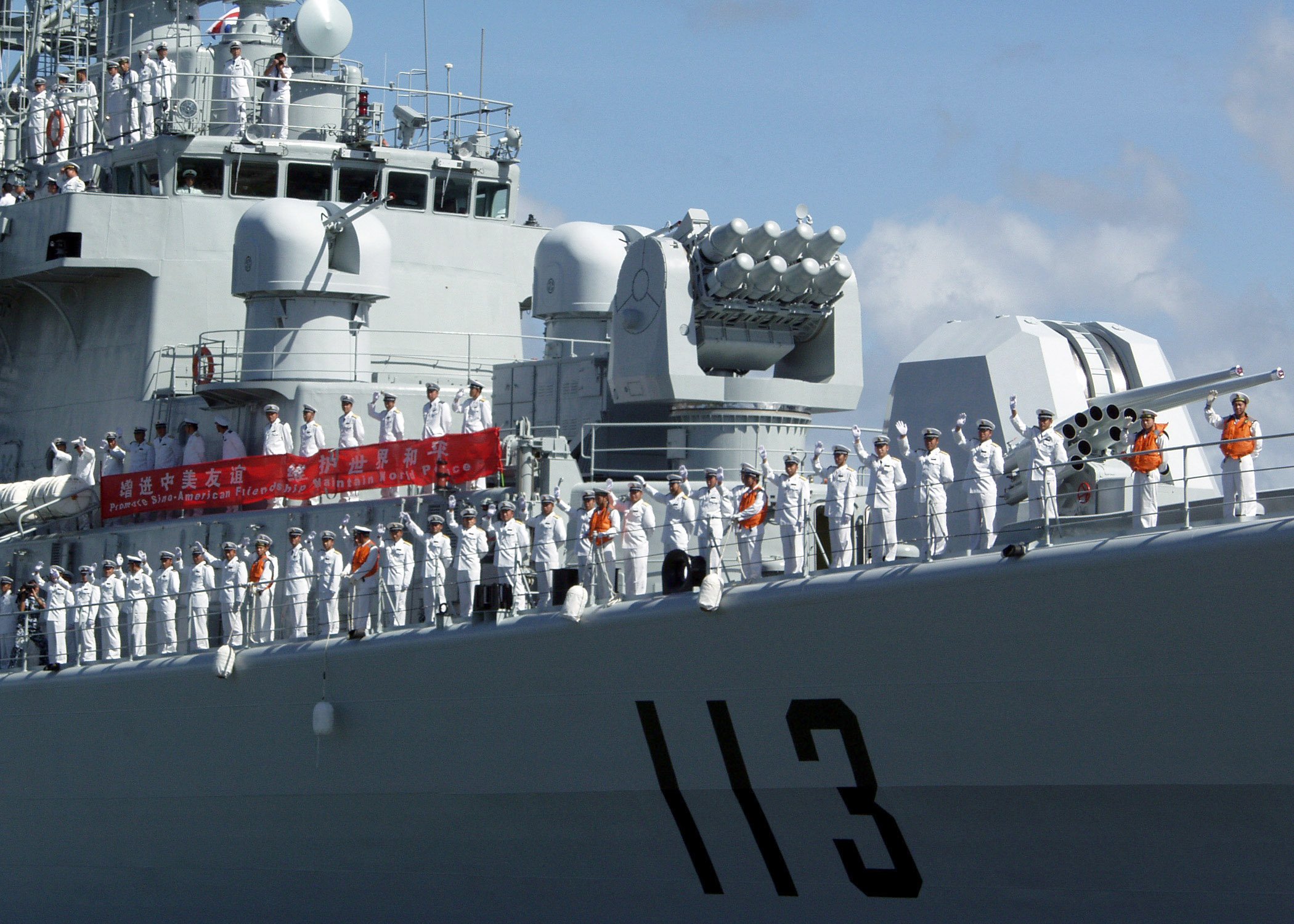 Πλοία του Πολεμικού Ναυτικού της Κίνας στον Πειραιά (φώτο,video)
