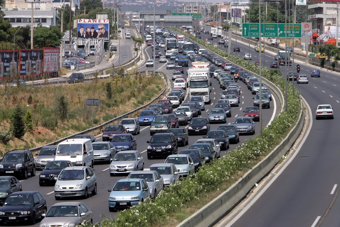 Κυκλοφοριακές ρυθμίσεις στην Εθνική Οδό Αθηνών-Κορίνθου