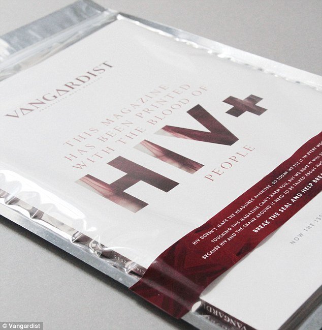 Τύπωσαν περιοδικό με μελάνι από αίμα ασθενών με HIV