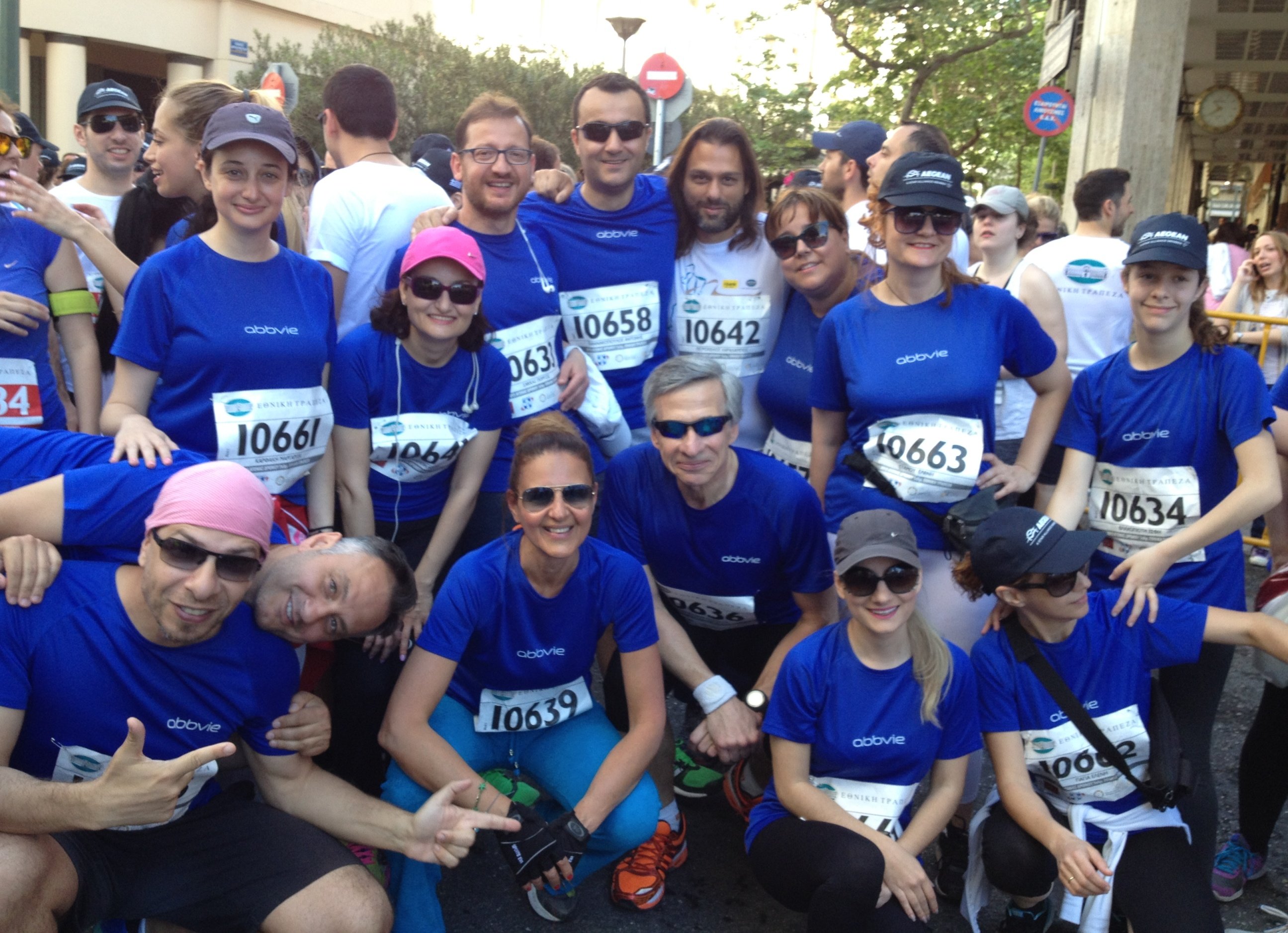 Η AbbVie Running Team έτρεξε για την Ομάδα Αιγαίου  στον Ημιμαραθώνιο της Αθήνας
