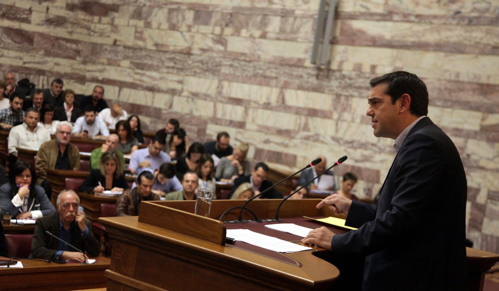 Έκτακτη συνεδρίαση του προεδρείου της ΚΟ του ΣΥΡΙΖΑ υπό τον Αλέξη Τσίπρα