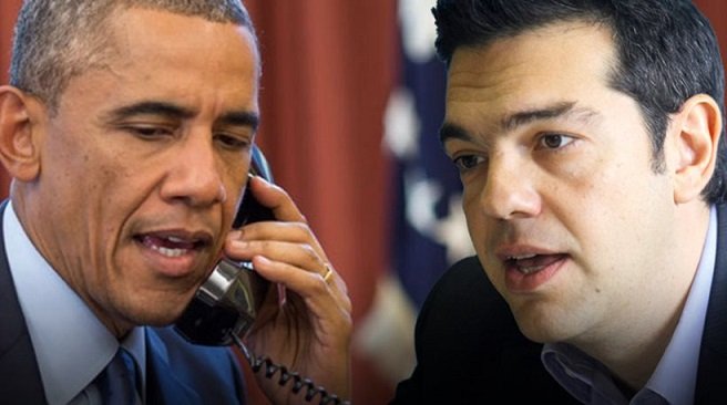 Τηλεφωνική επικοινωνία Τσίπρα-Ομπάμα