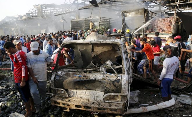 Νέο λουτρό αίματος στη Βαγδάτη - Τουλάχιστον 59 νεκροί από βομβιστική επίθεση τζιχαντιστών σε κεντρική αγορά