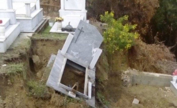 Κέρκυρα: Άνοιξαν & μετατοπίστηκαν τάφοι από την καταιγίδα!