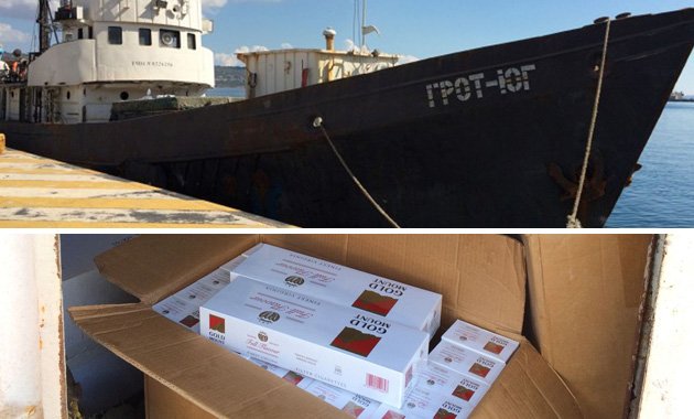 Κατάσχεση πλοίου στην Κρήτη με χιλιάδες κιβώτια λαθραίων τσιγάρων (φωτογραφίες)