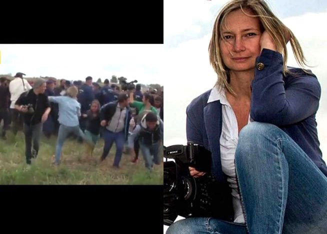 To ακροδεξιό Hungarian TV απέλυσε την εικονολήπτρια που έβαζε τρικλοποδιές στους πρόσφυγες