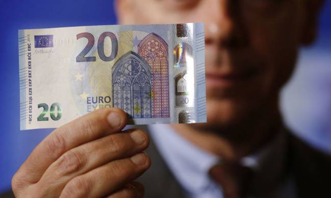 Διάφανο το νέο χαρτονόμισμα των 20 ευρώ - ΔΕΙΤΕ ΤΟ