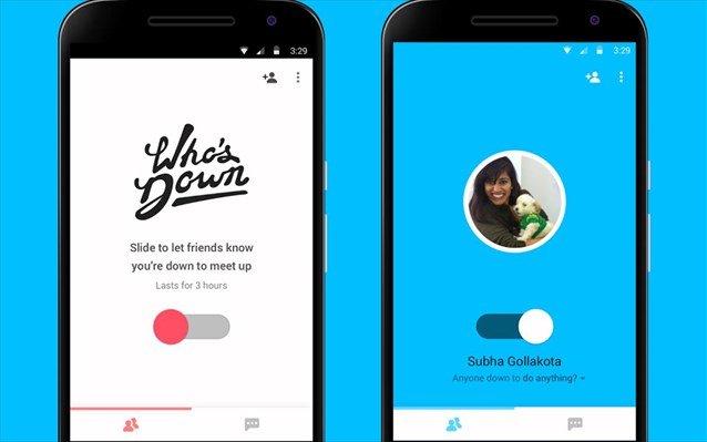 Who's Down: Η εφαρμογή από την Google που… θα μας βρει παρέα