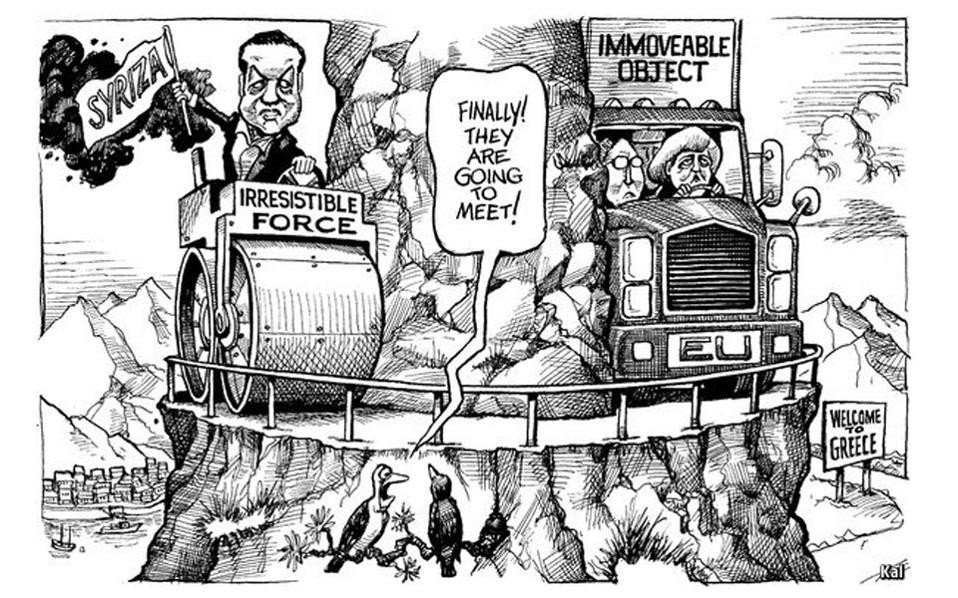 Στο τοπ-10 του Economist σκίτσο για την ελληνική πολιτική ανωριμότητα