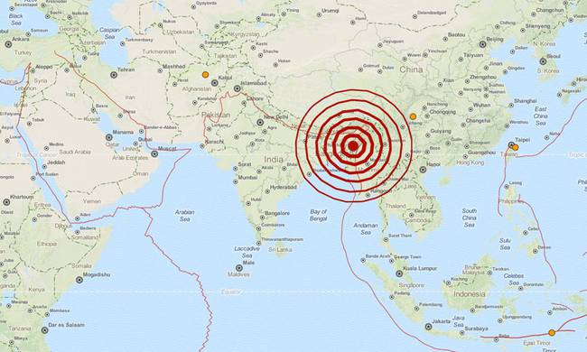 Ισχυρός σεισμός 6,8 Ρίχτερ στα σύνορα Ινδίας – Μπαγκλαντές
