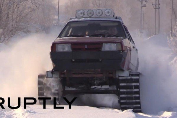 Το «τανκς» Lada Samara «T-21099» εν ώρα δράσης! (video)