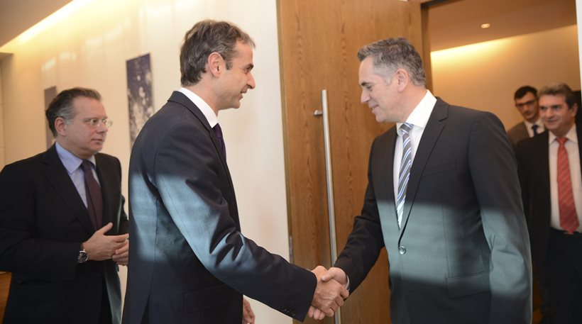 Συνάντηση με τον πρόεδρο του Δημοκρατικού Κόμματος της Κύπρου είχε ο Κυρ. Μητσοτάκης