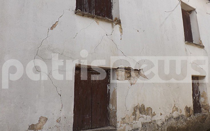 Μη κατοικήσιμα 22 σπίτια μετά τον σεισμό στην Ηλεία
