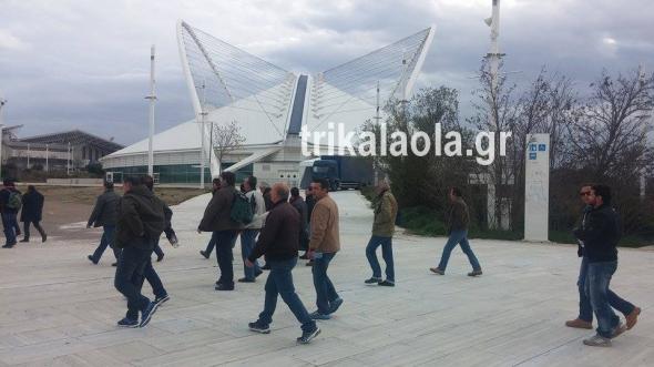 Αγρότες από τα Τρίκαλα έφτασαν στην Αθήνα (photos)