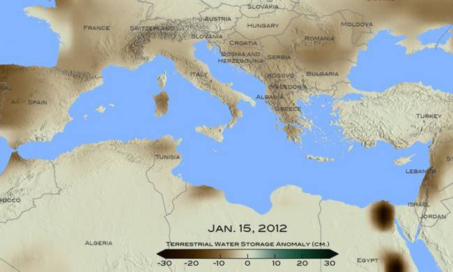 ΝΑSA: Κάτι ανησυχητικό συμβαίνει με το κλίμα στη Μεσόγειο