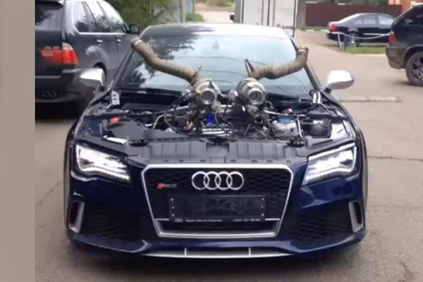 Ακραία μετατροπή Audi RS 7 μερικών χιλιάδων ίππων! (video)