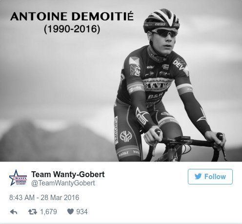 Βέλγιο: Νεκρός ποδηλάτης - Χτυπήθηκε από διερχόμενη μοτοσυκλέτα - BINTEO