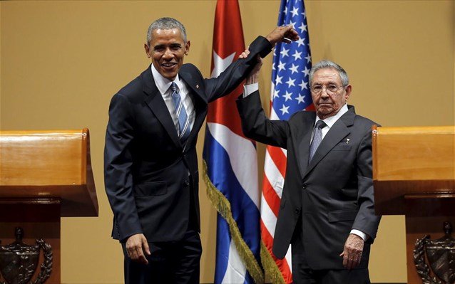 Ομπάμα: Στις σχέσεις ΗΠΑ-Κούβας ξημερώνει νέα ημέρα– Κάστρο: Η συνεργασία μας θα βελτιωθεί αν αρθεί το εμπορικό εμπάργκο