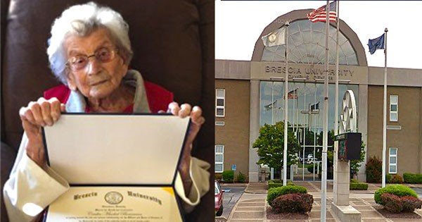 Γιαγιά πήρε πτυχίο στα 102 της χρόνια!