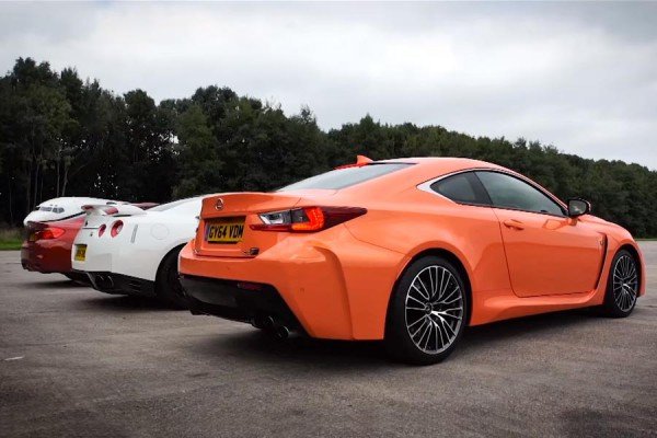Κόντρα 1.458 ίππων: BMW M4 vs Lexus RC-F vs Nissan GT-R