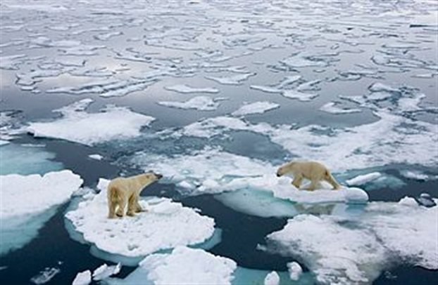 Οι πάγοι στην αρκτική συνεχίζουν να λιώνουν (photo)