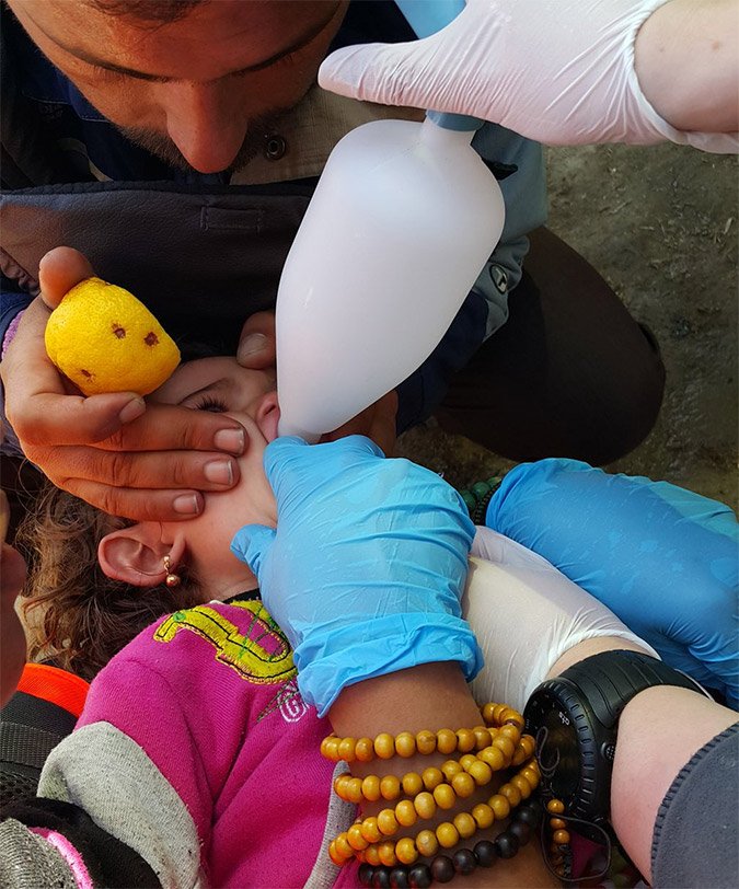 Ειδομένη: Τρία παιδιά τραυματίστηκαν στο κεφάλι από πλαστικές σφαίρες