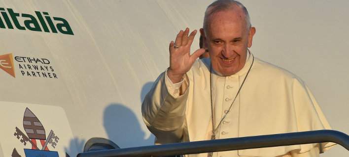 Live: Η επίσκεψη του Πάπα Φραγκίσκου στη Λέσβο