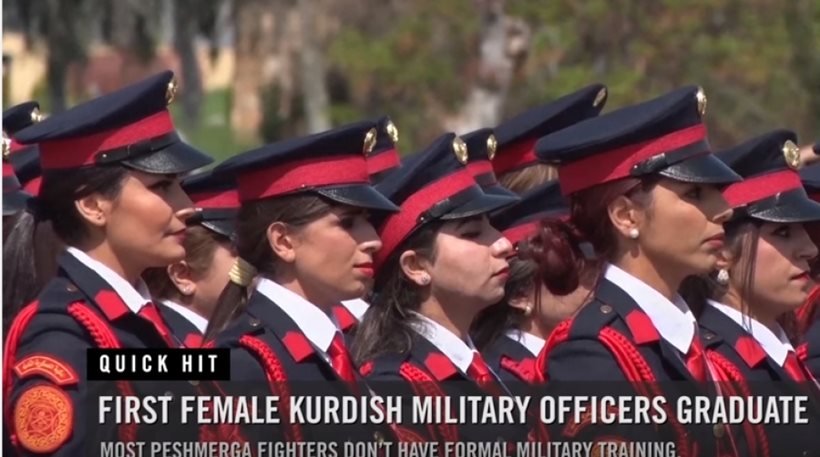 Οι πρώτες γυναίκες αξιωματικοί στην μάχη εναντίον του ISIS!
