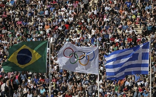 Παναθηναϊκό Στάδιο: Η Αθήνα παρέδωσε την Ολυμπιακή Φλόγα στο Ρίο
