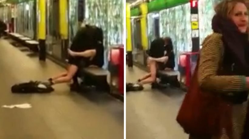ΒΙΝΤΕΟ: Έκαναν σεξ στο μετρό μπροστά στα μάτια των επιβατών!