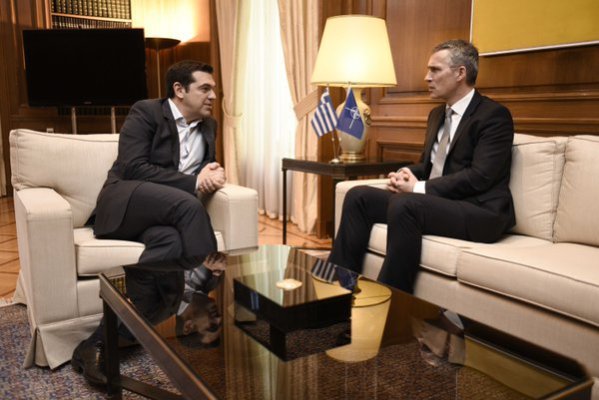 Τσίπρας: "Η Ελλάδα δεν θα ανεχτεί ενέργειες που αμφισβητούν τα κυριαρχικά μας δικαιώματα" - συνάντηση με ΓΓ. ΝΑΤΟ