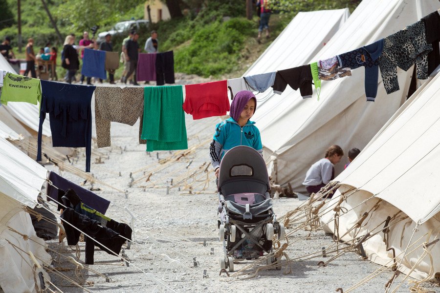 Καταυλισμός προσφύγων οι πρόποδες του Ολύμπου
