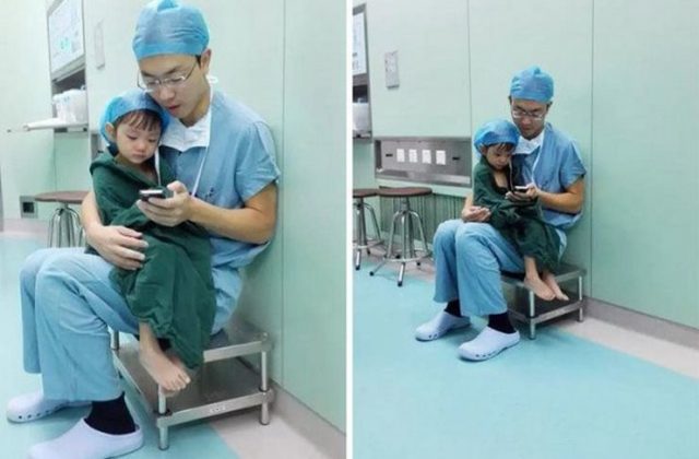 Viral: Χειρουργός προσπαθεί να ηρεμήσει τρομοκρατημένο παιδί που θα εγχειριστεί στην καρδιά