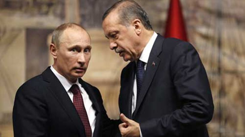 Τηλεφωνική επικοινωνία Πούτιν και Ερντογάν την Τετάρτη