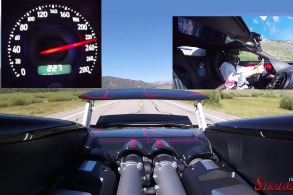 0-370 χλμ./ώρα με Bugatti Veyron Grand Sport Vitesse (video)