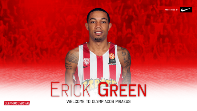 Ενθουσιασμένος ο Erick Green για τη συνεργασία του με τον Ολυμπιακό